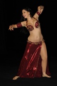 americká orientální tanečnice Virginia Mendez