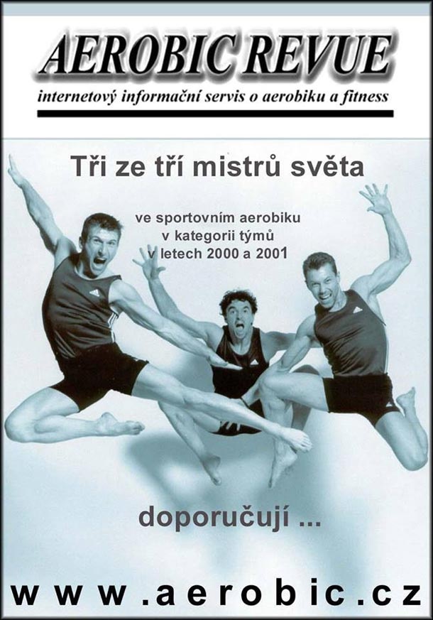 Vzpomínka na rok 2002 a zároveň reklama na www.aerobic.cz...