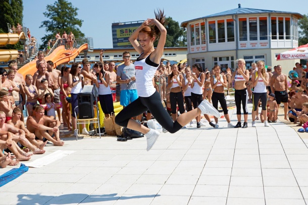 Finalistka Dívky ČR Aneta Koupá